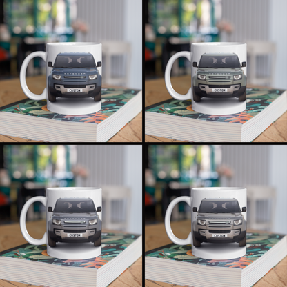 Personalised Land Rover Defender Mug