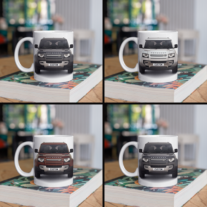 Personalised Land Rover Defender First Edition Mug