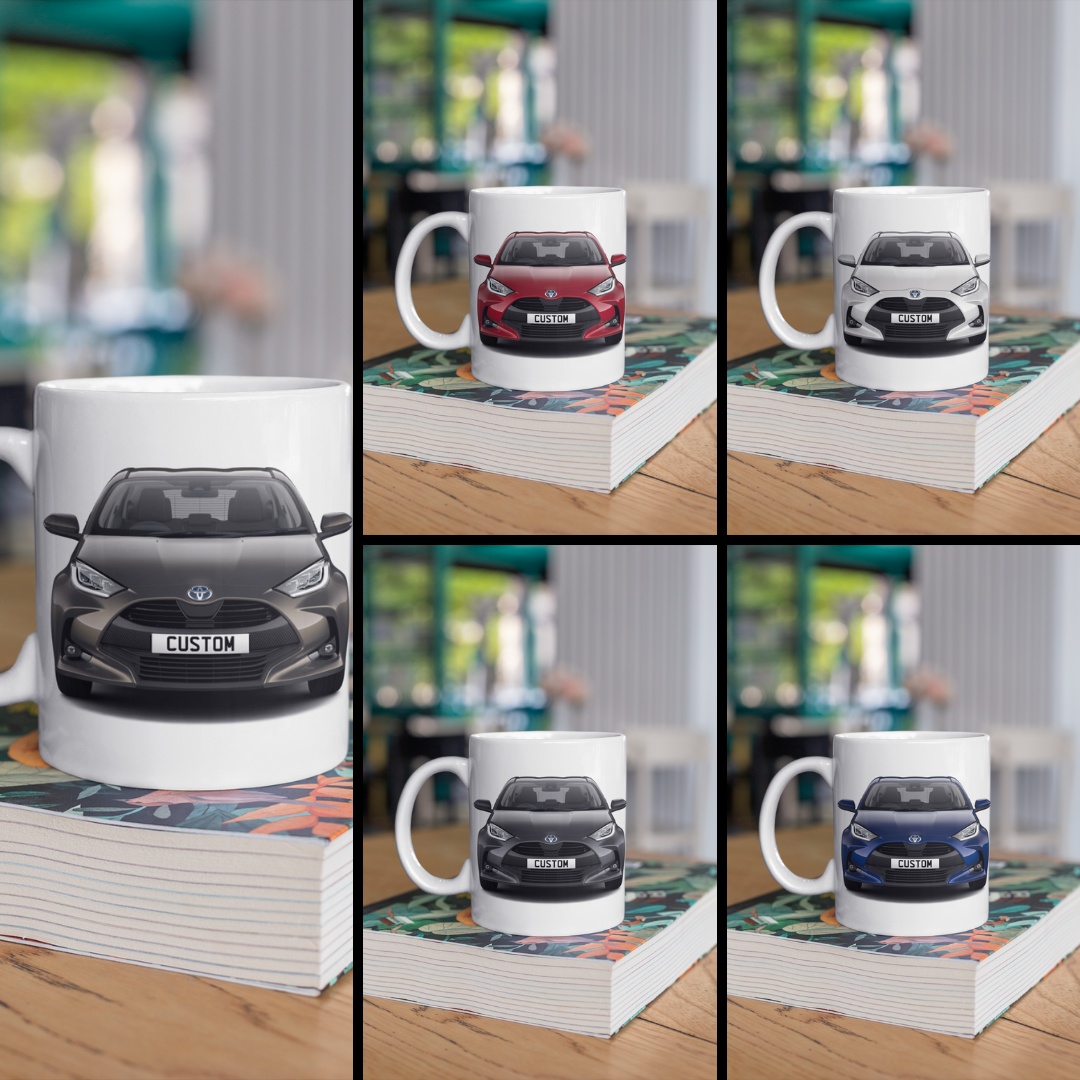 Personalised Toyota Yaris Design Mug