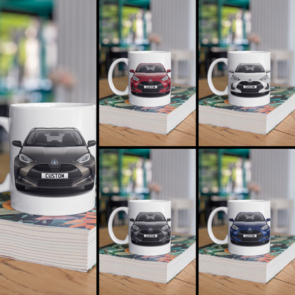 Personalised Toyota Yaris Design Mug