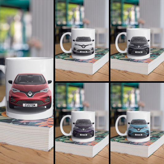 Personalised Renault Zoe E-Tech Techno Mug