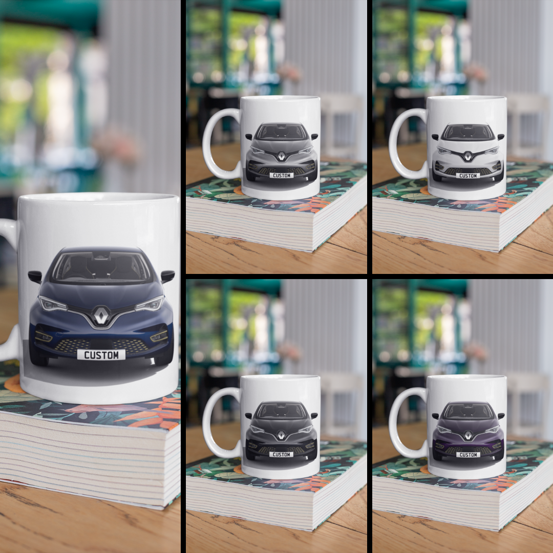 Personalised Renault Zoe E-Tech Iconic Mug