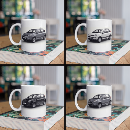 Personalised Fiat Panda Mug