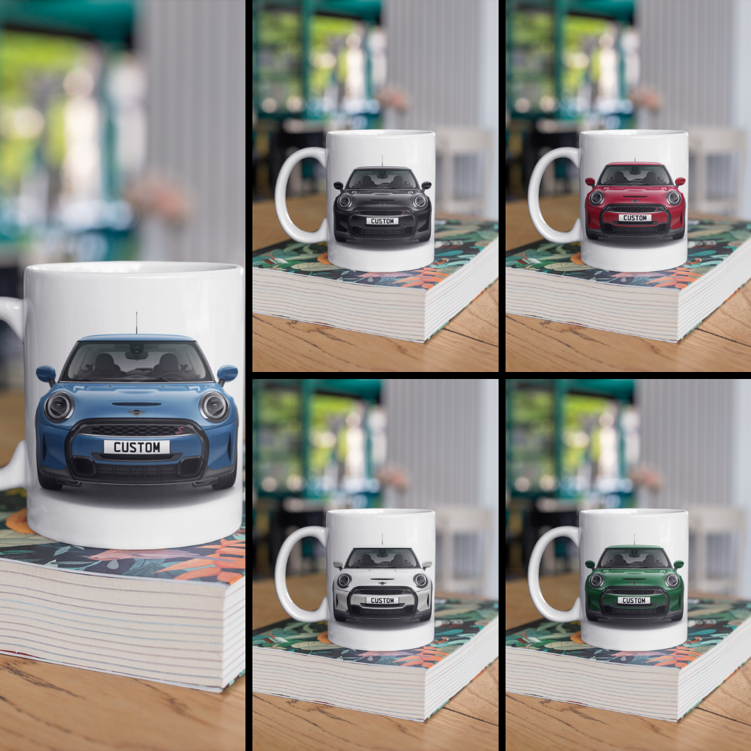 Personalised Mini 3 Door Hatch Cooper S Classic Mug