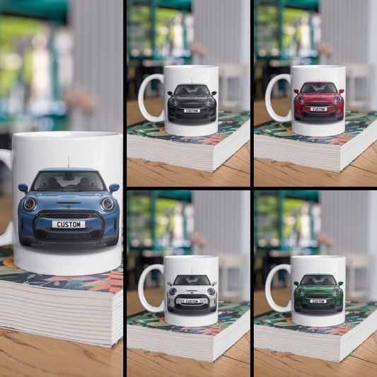 Personalised Mini 3 Door Hatch Cooper S Classic Mug