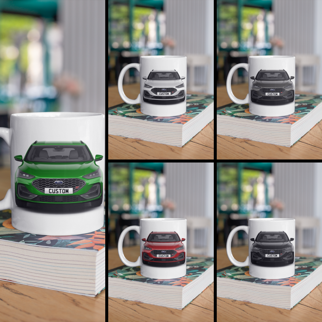 Personalised Ford Focus ST Mug