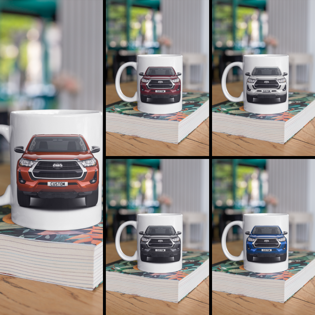 Personalised Toyota Hilux Icon Mug