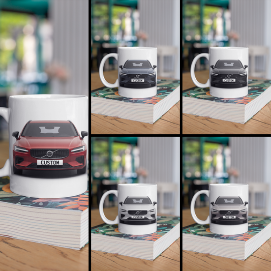 Personalised Volvo V60 Recharge Mug