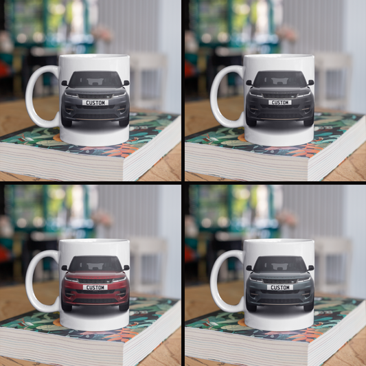 Personalised Land Rover Range Rover Sport First Edition Mug