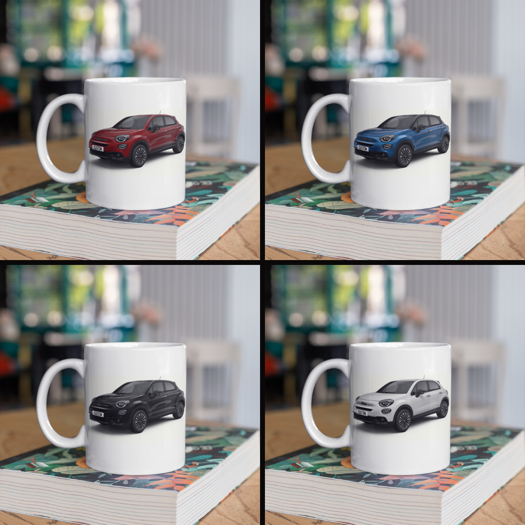 Personalised Fiat 500X Mug