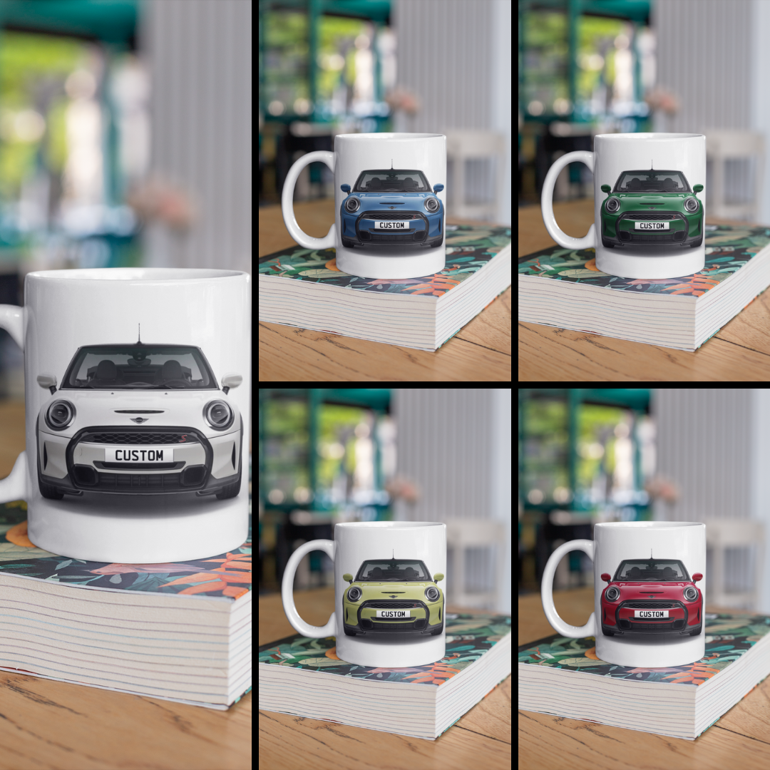 Personalised Mini Convertible Cooper S Classic Mug