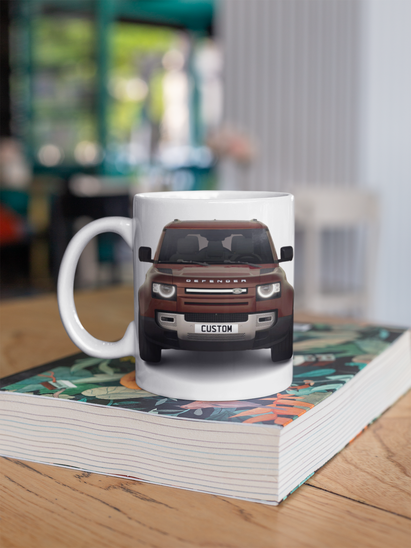 Personalised Land Rover Defender First Edition Mug